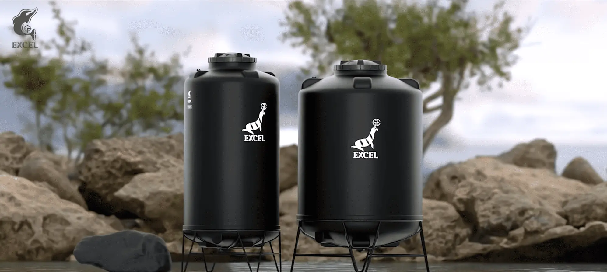 Tangki Air EXCEL warna hitam